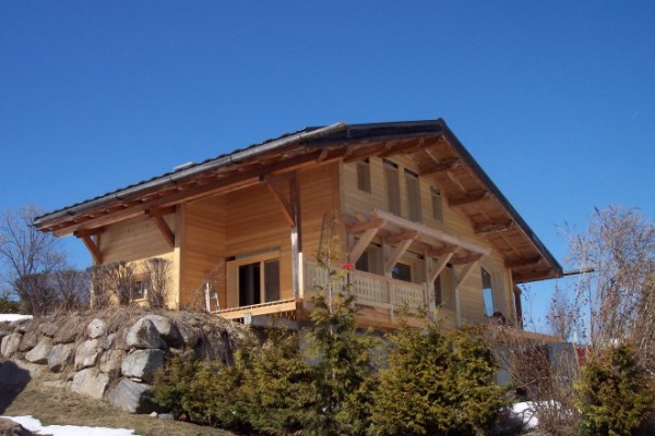 Maison bois à Megève