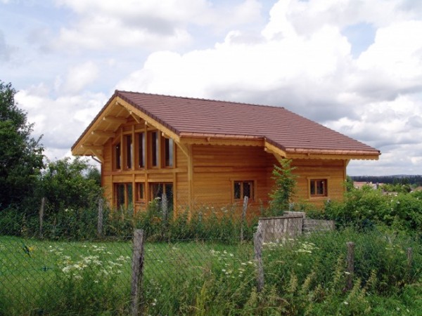 Maison ossature bois à Bonnevaux