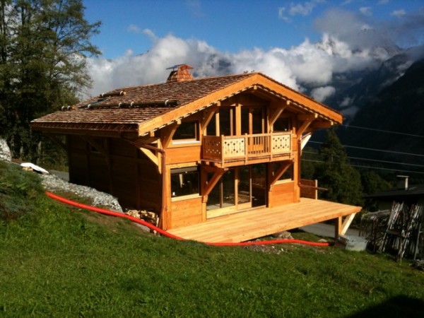 Chalet bois aux Houches